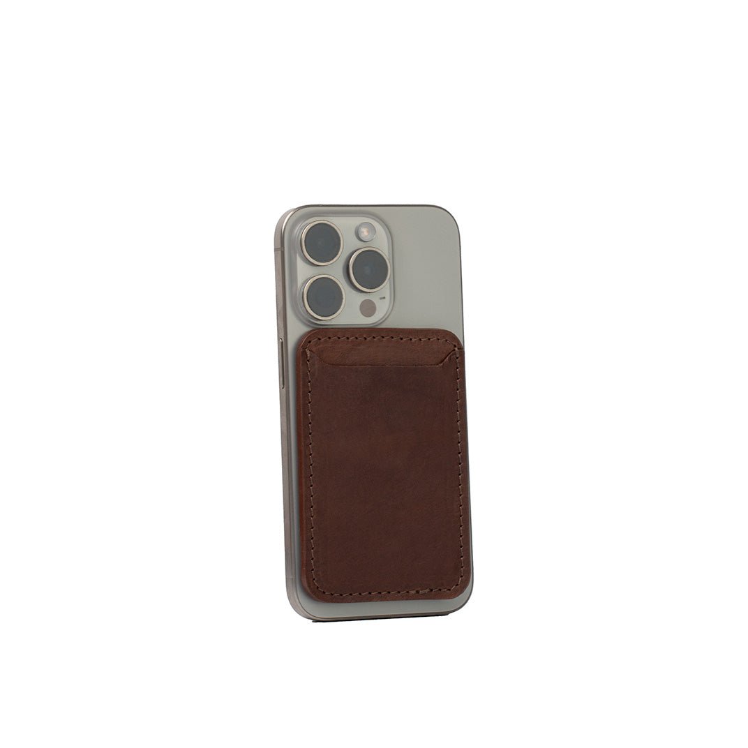 Full - Grain Leather MagSafe wallet - Classic - CAMARABUSSINES