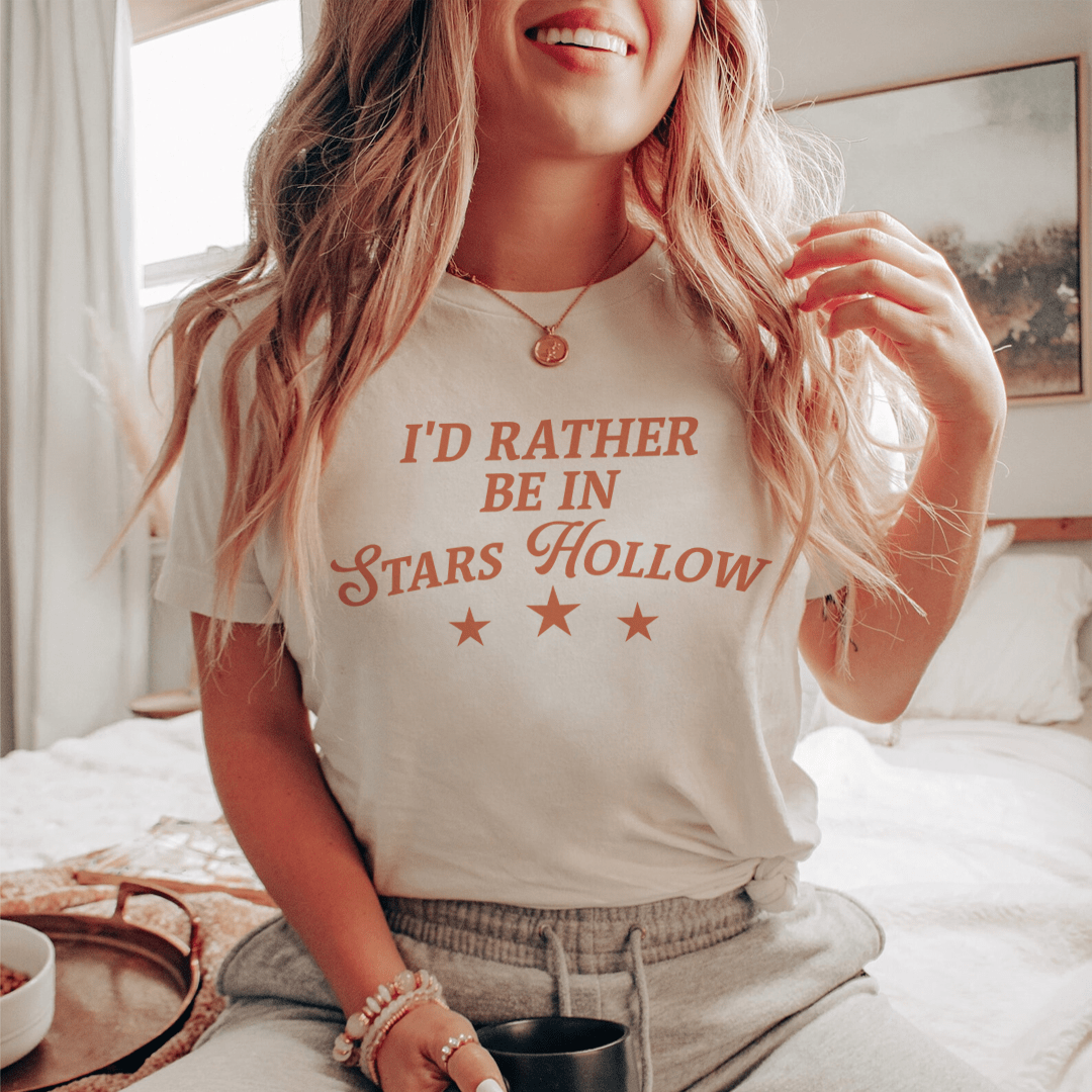 I'd Rather Be In Stars Hollow Tee - CAMARABUSSINES