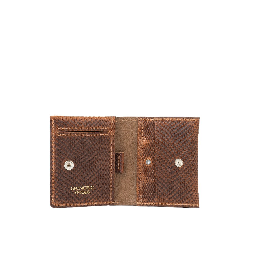Leather AirTag Card Wallet - Minimalist 5.0 (Snake Print) - CAMARABUSSINES