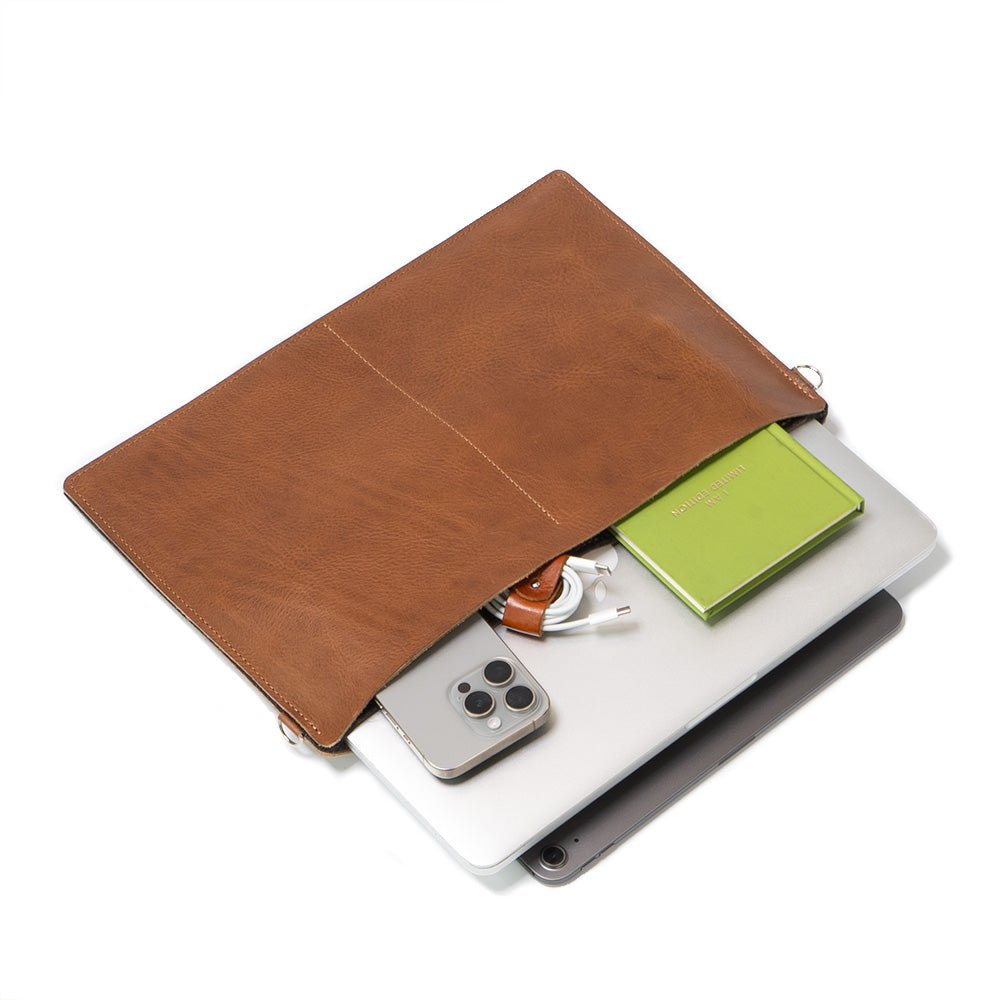 Leather Bag for MacBook - The Minimalist 4.0 - CAMARABUSSINES