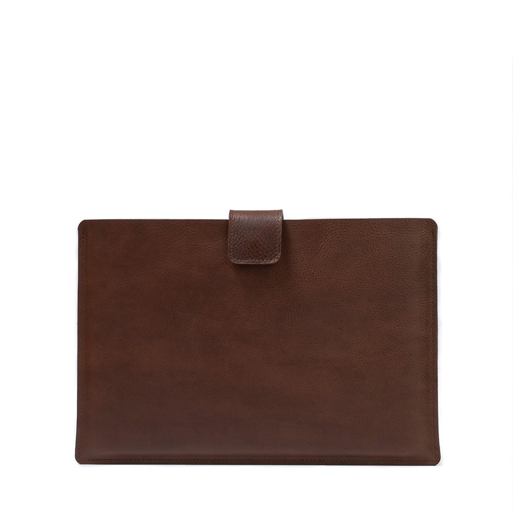Leather Sleeve for MacBook with zipper pocket - CAMARABUSSINES
