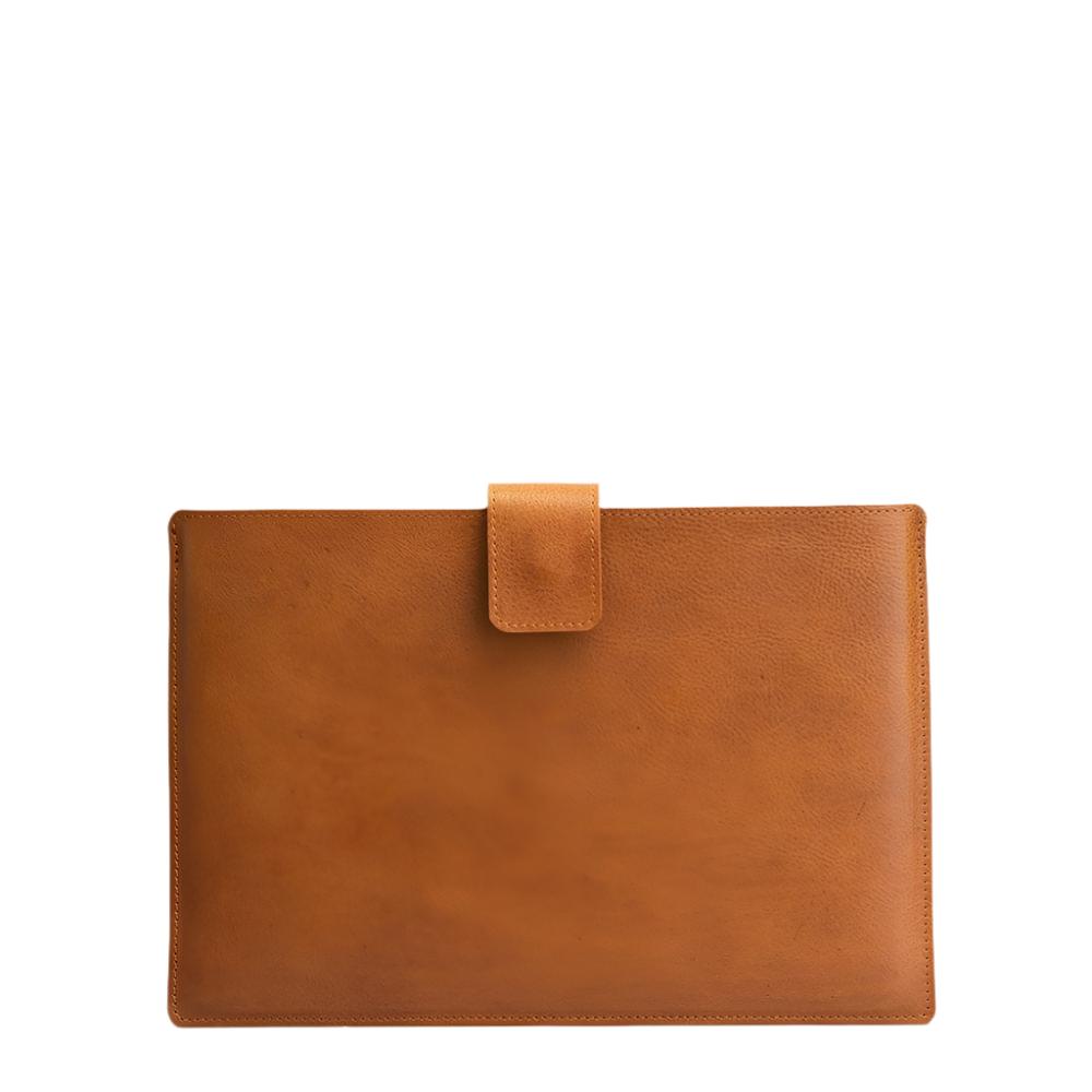 Leather Sleeve for MacBook with zipper pocket - CAMARABUSSINES