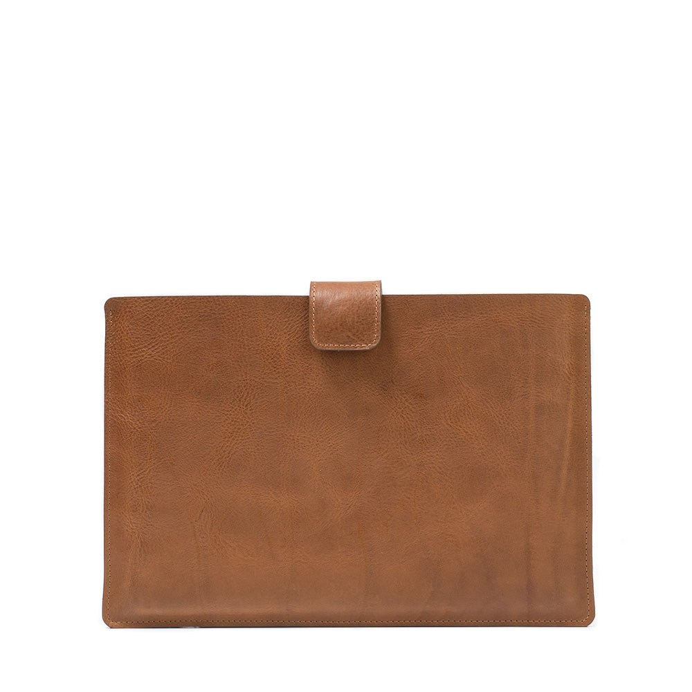 Leather Sleeve for MacBook with zipper pocket - CAMARABUSSINES