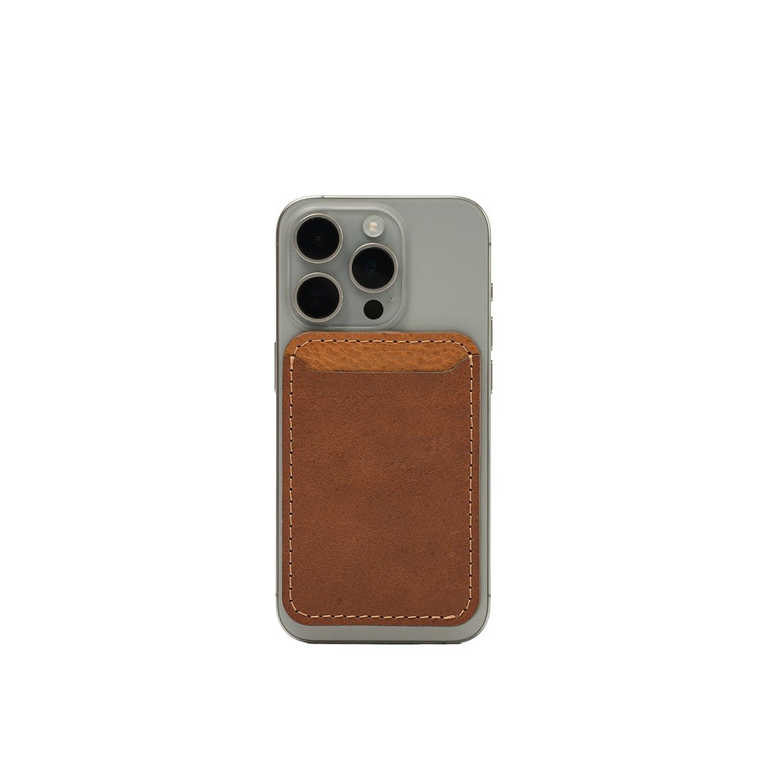 Leather wallet with Magsafe - Two colors - CAMARABUSSINES