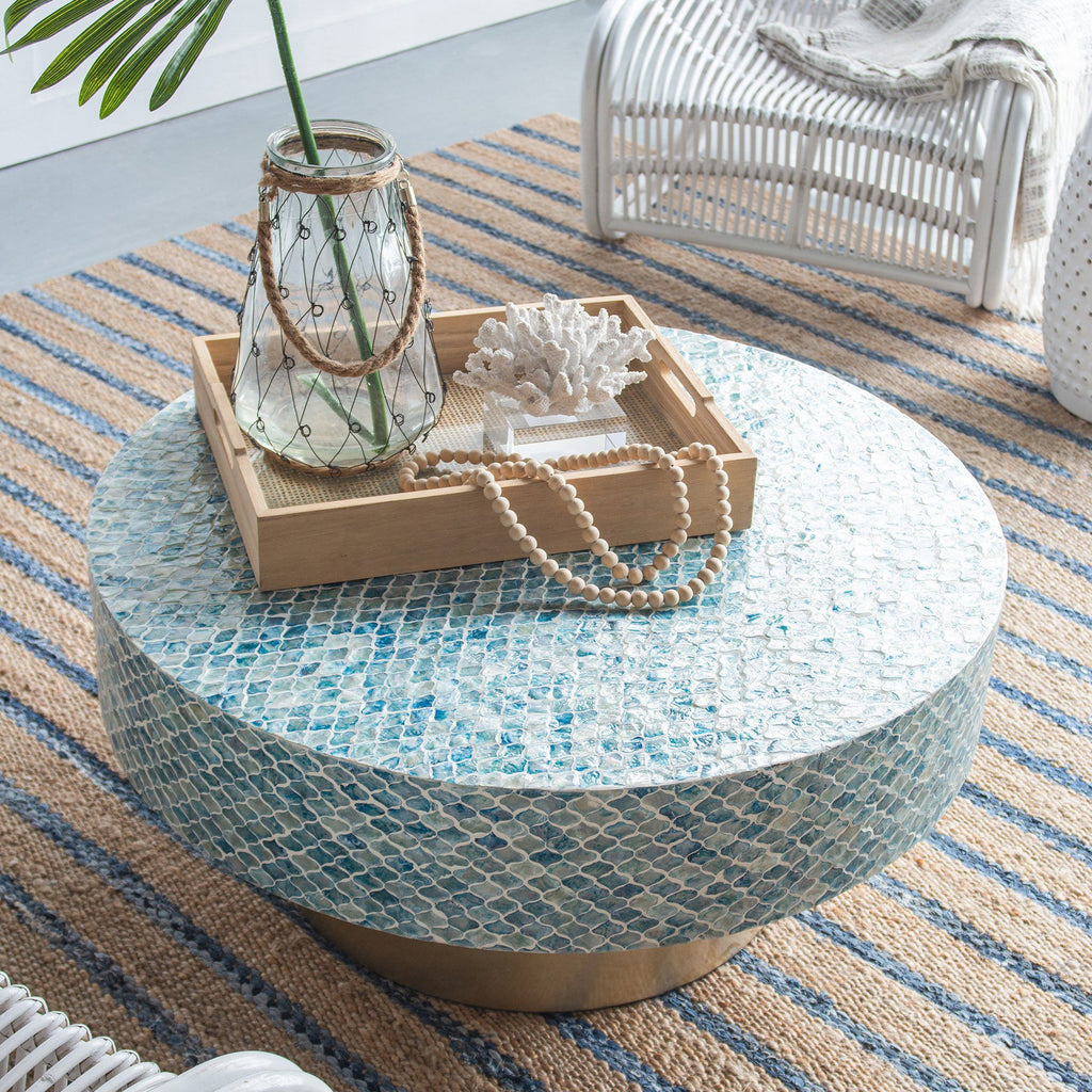 NNEDSZ GOA SHELL COFFEE TABLE - CAMARABUSSINES