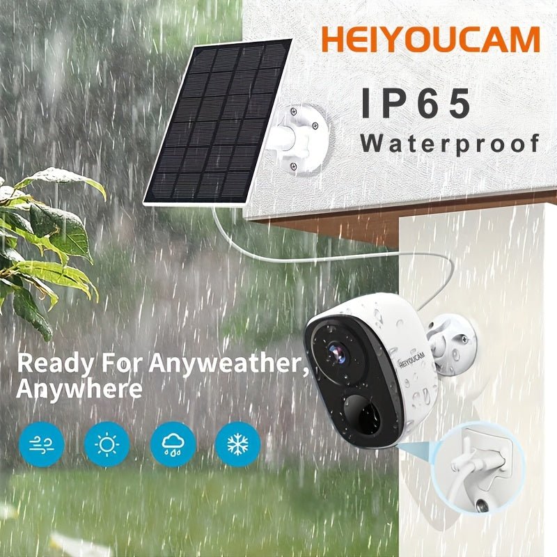 NNETM Wireless Solar Security Camera Outdoor (3MP Night Vision) - CAMARABUSSINES