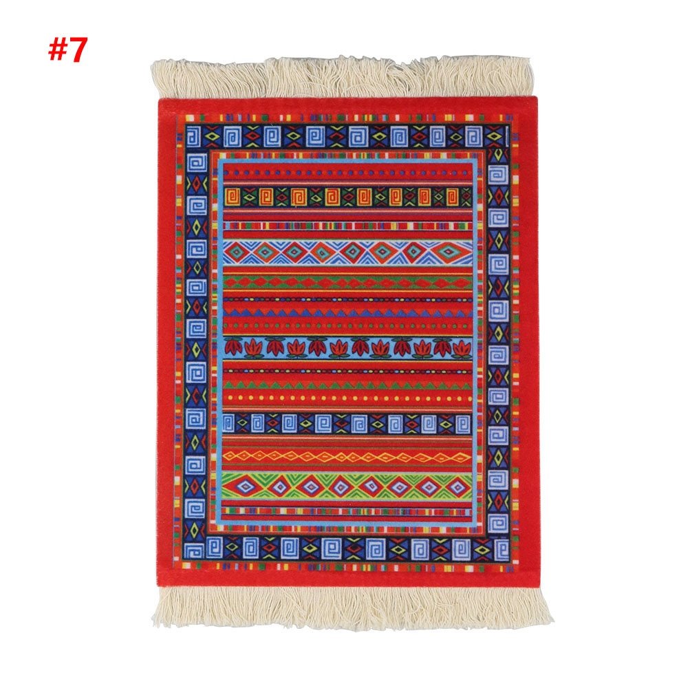 Persian Mini Woven Mousepad Retro Style - CAMARABUSSINES