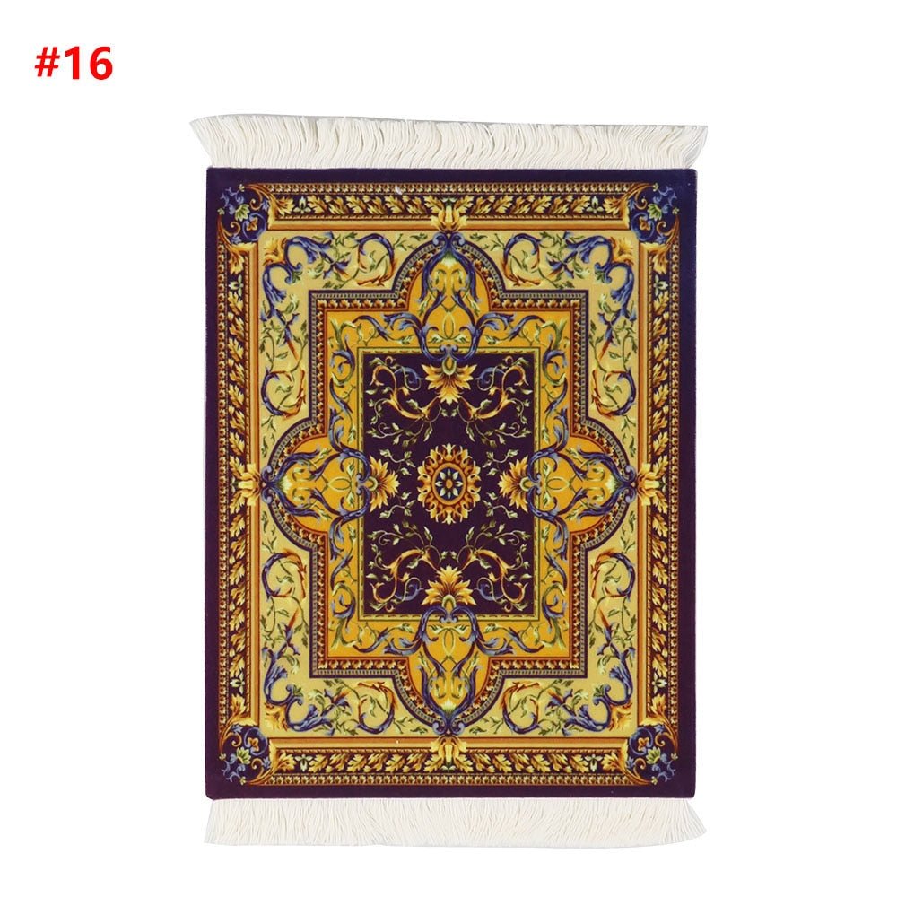 Persian Mini Woven Mousepad Retro Style - CAMARABUSSINES